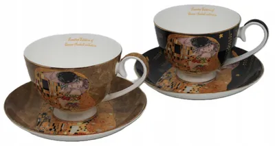 Obrázok produktu pre Sada šálok Gustav Klimt Queen Isabell, porcelán, 250 ml, 2 kusy