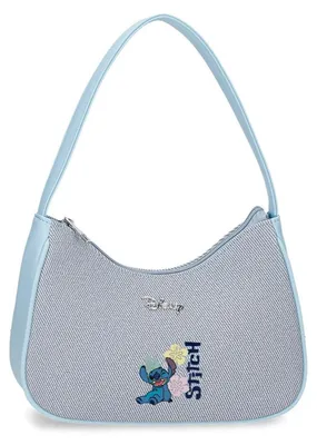 Obrázek produktu pro Dámská kabelka přes rameno s motivem Disney Stitch, denimová