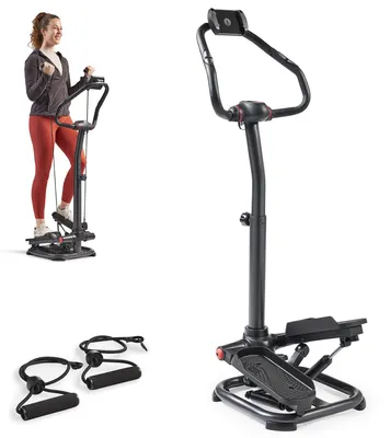 Image de Stepper avec bandes de résistance, couleur anthracite - Capacité de charge : 180 kg