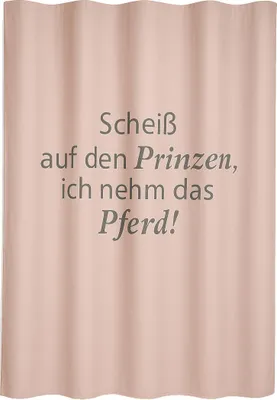 Produktbild von Kleine Wolke Prinz Duschvorhang, Peva, pastellrose, 180 x 200 cm