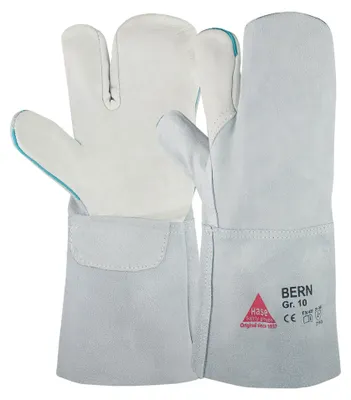 Produktbild von Hase Bern Arbeitshandschuh aus Rindnarben-/Rindspaltleder Größe 10 6 Stk
