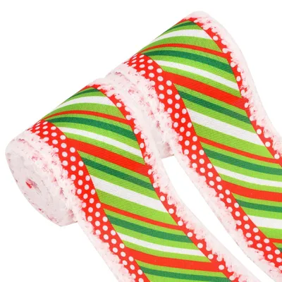 Produktbild von Solidchoice – Set mit 2 Weihnachtsbändern für Geschenke und Bastelprojekte