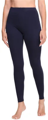 Produktbild von Ladeheid Damen Lange Leggings aus Baumwolle LA40-133 (Marinenblau, L)