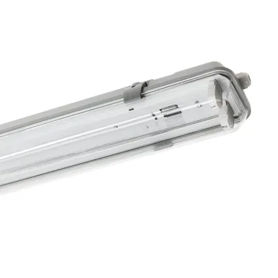 Produktbild von LED Feuchtraumleuchte Wannenleuchte 60cm IP65 2 x 10W G13/T8 850lm warmweiß 3000K