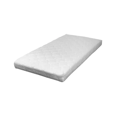 Produktbild von blumfeldt P460Kindermatratze Kinder-Schaumstoffmatratze ,  120 cm x 10 cm x 60 cm ,  schadstofffrei ,  mit Trittkante ,  abnehmbarer Bezug ,  ® Standard 100 ,  Baby- und Kleinkindgerecht ,  weiß