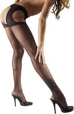 Produktbild von Cottelli Collection - -Strumpfhose schwarz, Größe:L/XL