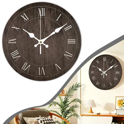 Imagen del producto de Reloj de pared moderno y silencioso con movimiento de cuarzo