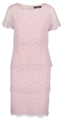 Produktbild von Vera Mont Damen Spitzenkleid Kurzarm Foggy Rose,54
