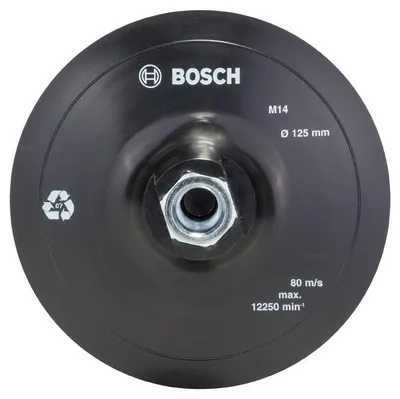 Produktbild von Gummischleifplatte für Winkelschleifer, Klettverschlusssystem, 125 mm