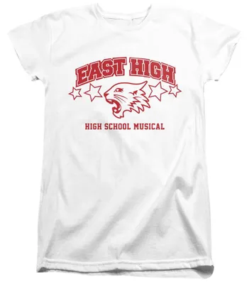 Immagine prodotto di High School Musical - Maglietta "East High" da donna TV34231 (XL) (Bianca)