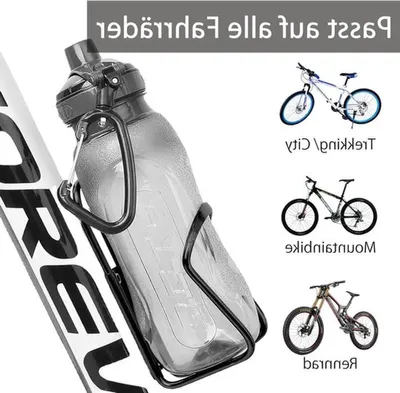 Fahrrad Wasserflaschenhalter, Aluminium Flaschenhalter für Fahrräder, Verstärkter Flaschenhalter für MTB und Rennräder