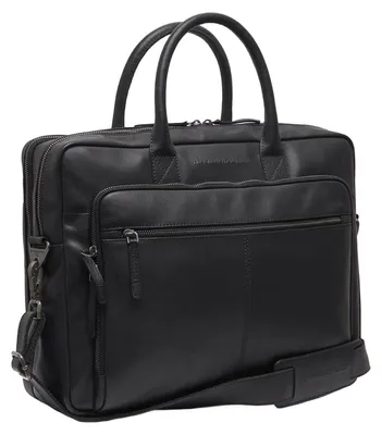 Immagine prodotto di The Chesterfield Brand Pelle borsa da ufficio laptop bag con scomparto per laptop Tacama Leather Laptop Bag Black nero