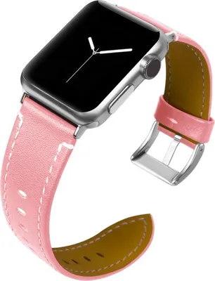 Immagine prodotto di Cinturino in pelle per Apple Watch 49/45/44/42mm Serie Retro Ultra/10/9/8/7/6 Rosa