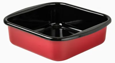Immagine prodotto di Mini padella Riess 22x22x7,5 cm colore rosso smaltato