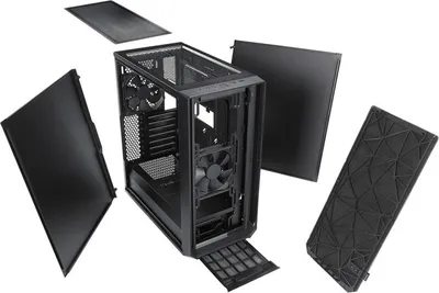 Zdjęcie produktu dla Fractal Design Meshify C, Midi Tower, PC, Czarny, ATX, ITX, micro ATX, 17 cm, 31,5 cm
