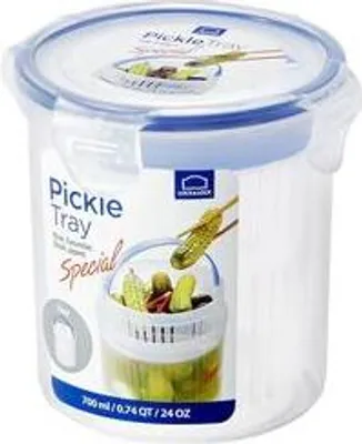 Obrázok produktu pre Dóza Lock Na Nakladanú Zeleninu S Výnimateľným Košíčkom, 700Ml / 10,5X12Cm