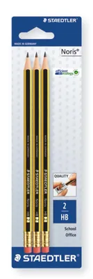 Zdjęcie produktu dla Staedtler Noris 122, 3 szt., Forest Stewardship Council (FSC)