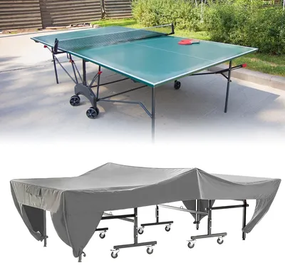 Zdjęcie produktu dla Omgoods - Pokrowiec na stół do ping-ponga - Osłona ochronna dla stołu do tenisa stołowego o wymiarach 280 x 153 x 73 cm