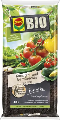 Produktbild von COMPO Tomaten- und Gemüseerde torffrei - 40 Liter