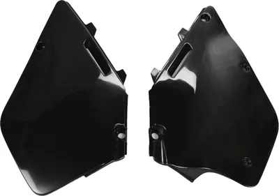 Immagine prodotto di Carenatura laterale UFO PLAST in 2 pezzi per Suzuki RM 125 / 250 cc, anni di produzione 1996 - 2000, colore: nero
