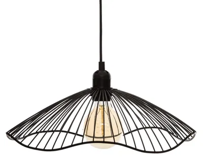 Produktbild von Atmosphera Galt, Flexible Halterung, Schwarz, Schwarz, Eisen, Schlafzimmer, Wohnzimmer, Schwarz