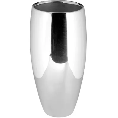 Produktbild von Fink AFRICA, Vase, vernickelt, Eisen, glatt, silberfarben, L. 14 cm, B. 14 cm, H. 28 cm, D. 14 cm 157016