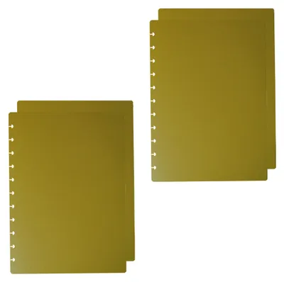 Produktbild von 2 Sets Umschläge für Ringbücher im A4-Format – DIY-Planer in Süßwarenfarben