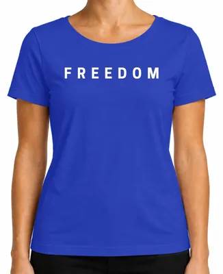 Obrázok produktu pre Dámske tričko Freedom Charlie Kirk RIP Conservative Republican Turning Point, modré, XL