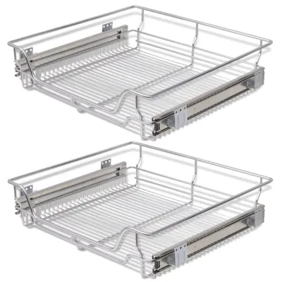 Obrázok produktu pre Organizér do zásuvky – Organizér do kuchynskej zásuvky – Vytiahateľný organizér – Kovový organizér do zásuvky