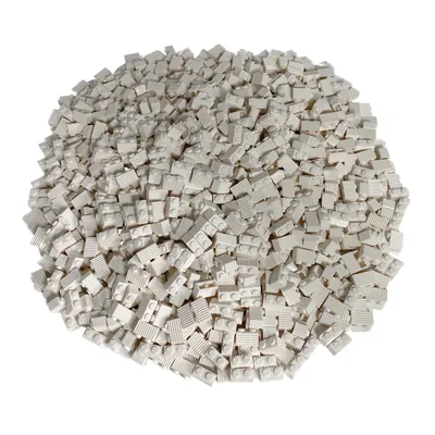 Produktbild von LEGO® 1x2 Riffelsteine Rillensteine Weiß - 2877 NEU! Menge 250x