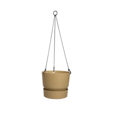 Produktbild von elho® Greenville Blumenampel Sandfarben Ø 24 cm - Kunststoff