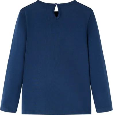 Immagine prodotto di Maglietta per Bambini Maniche Lunghe Blu Marino 104