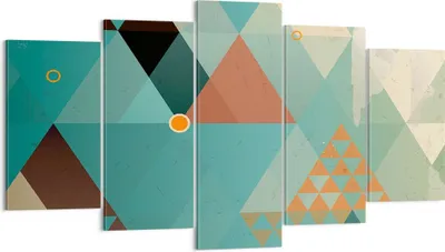 Produktbild von Bild auf Leinwand - Leinwandbild - Abstraktion modern - 160x85cm - Wand Bild - Wanddeko - Leinwanddruck - Bilder - Kunstdruck - Wanddekoration - Leinwand bilder - Wandkunst - EA160x85-3571