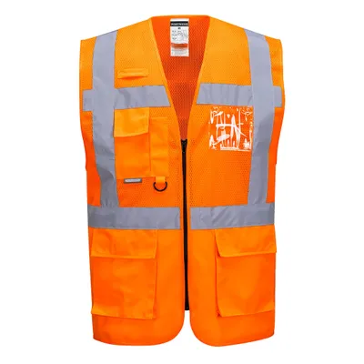 Produktbild von Portwest C496 MADRID MESH AIR EXEKUTIV WESTE Orange Gr. XXL