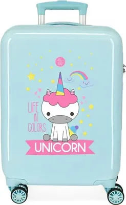 Immagine prodotto di Valigia da viaggio in ABS LITTLE ME UNICORN, 55x34x20 cm, 4741768