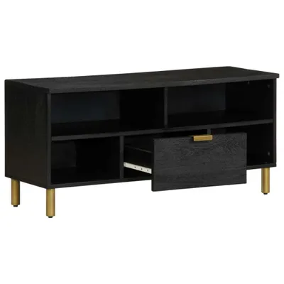 Immagine prodotto di Mobile Porta TV Nero 100x33x46 cm in Legno Multistrato