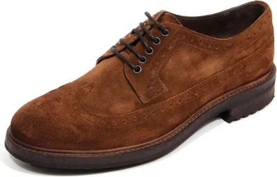 Image de H3026 CARACCIOLO 1971 homme chaussures en daim marron