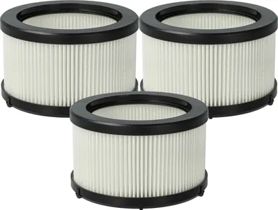Produktbild von vhbw 3x Staubsaugerfilter Ersatz für ZR009012 für Staubsauger - HEPA-Motorfilter Schwarz Weiß