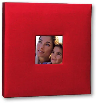 Produktbild von ZEP Fotoalbum Baumwolle rot 31x31 cm 60 weiße Seiten