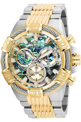 Produktbild von Invicta Bolt 26540 Herrenuhr - Quarzwerk - Edelstahl mit Perlmutt-Zifferblatt - 51 mm