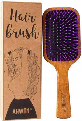 Produktbild von ANWEN Paddle Holz biologisch abbaubare Bürste für