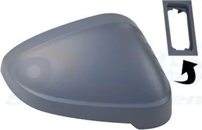 Produktbild von VAN WEZEL 0346846 Außenspiegel Abdeckung Kappe Rechts für AUDI A4 B9 Avant (8W5, 8WD) Grundiert Spiegelkappe