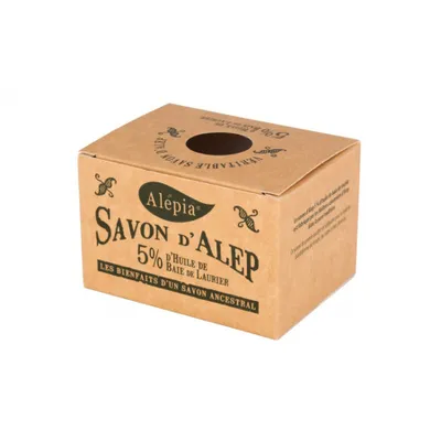 Obrázok produktu pre Aleppo Mydlová Tyčina S Laurelovým Olejom 5% 190G - Alepia