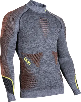 Produktbild von UYN Ambityon Funktionsshirt Turtleneck Herren black melange/orange/yellow S/M
