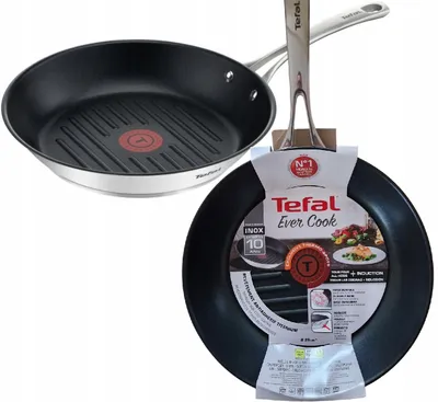Produktbild von Tefal Evercook H81040 Bratpfanne, 26 cm max. Durchmesser, Aluminium, Induktionsherd-geeignet, Antihaftbeschichtung