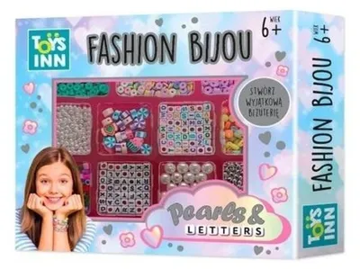 Zdjęcie produktu dla Zestaw koralików Pearl & Letters