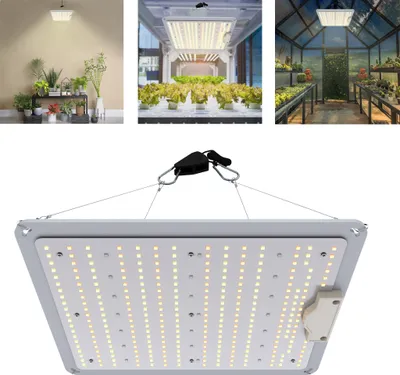 Produktbild von LZQ 100 Watt Premium Lightweight LED full spectrum (s UV a infračerveným svetlom) Výkonná lampa na rastliny, stmievateľná na 0-100 %, pestovateľský stan, funkcia reťaze, rast kvetov