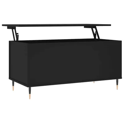 Immagine prodotto di Tavolino da Salotto Nero 90x44,5x45 cm in Legno Multistrato