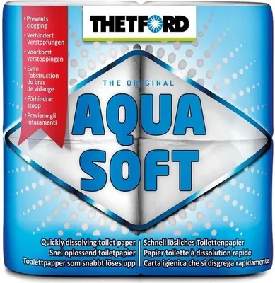 Produktbild von Thetford Aqua Soft, 270 Blätter, Weiß