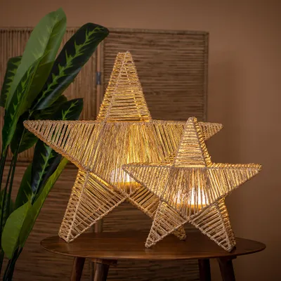 Produktbild von Newgarden - Weihnachts-Stehleuchte I Stehlampe I Standleuchte I Lampe I Leuchte Braun 40cm inkl. LED IP54 Akku - Sisine I Außenbeleuchtung - Kunststoff - I (nicht austauschbare) LED